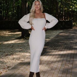 These three boutique sweater Dress